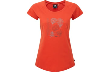 Image of Mountain Equipment Leaf Tee - Womens, Paprika, 8, ME-004065-Paprika-8,