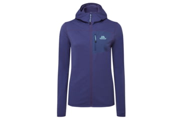 Image of Mountain Equipment Lumiko Hooded Jacket - Womens, Amethyst/Medieval, 12, Me01853Am/Me12
