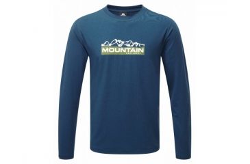 Image of Mountain Equipment Mountainscape LS Tee, Marine, Large 28-2-L-DEMO