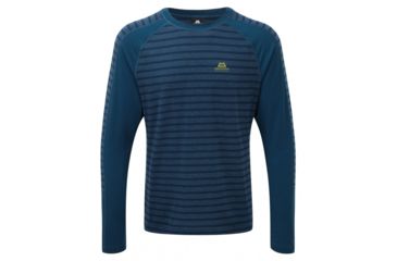 Image of Mountain Equipment Redline Long Sleeve Tee - Men's-Marine-Small
