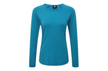 Image of Mountain Equipment Redline  LS Tee - Womens, D Blue Stripe/D Blue, 10 ME-001637  D Blue Stripe/D Blue 10 NA
