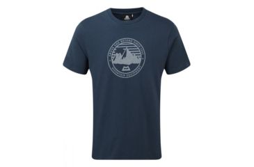 Image of Mountain Equipment Roundel Tee - Mens, Denim Blue, Medium, ME-004059-DNB-M,