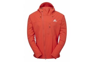 Image of Mountain Equipment Squall Hooded Jacket - Mens-Lava-Small