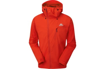 Image of Mountain Equipment Squall Hooded Jacket - Mens, Cardinal Orange, Small, ME-002928-CO-S,