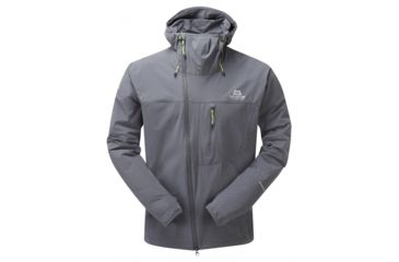 Image of Mountain Equipment Squall Hooded Jacket - Mens-Flint Gray-Small