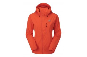 Image of Mountain Equipment Squall  Hooded Jacket - Womens, Kumquat, 10 ME-002929 Kumquat 10 NA