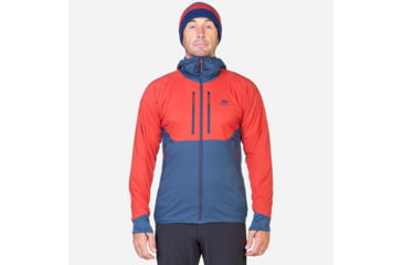 Image of Mountain Equipment Switch Pro Hooded Jacket - Mens, Redrock/Dusk, 2XL, ME006776Me01848R/DXXL