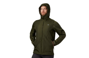 Image of Mountain Hardwear Acadia Jacket - Men's, Dark Army, Medium, OM8289304-M