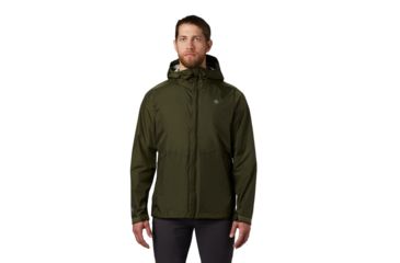 Image of Mountain Hardwear Acadia Jacket - Men's, Dark Army, Medium, OM8289304-M