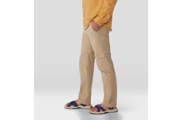 Image of Mountain Hardwear Basin Trek Convertible Pant - Mens, Regular, Moab Tan, 33, 1997821214-33