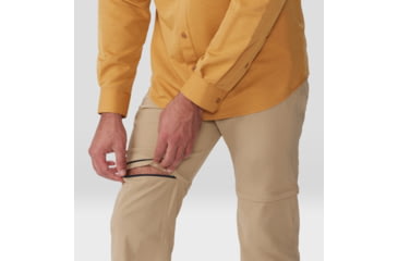 Image of Mountain Hardwear Basin Trek Convertible Pant - Mens, Regular, Moab Tan, 33, 1997821214-33