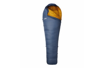 Image of Mountain Hardwear BishopPass M30F/-1C Sleeping Bag, Left Hand, Light Zinc, Regular, 1916981441-Light Zinc-REG-LH
