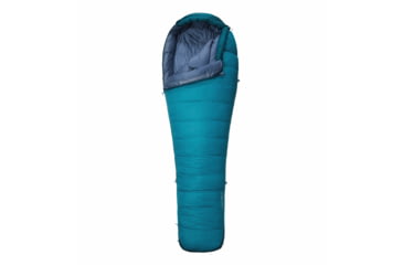 Image of Mountain Hardwear BishopPass W15F/-9C Sleeping Bag, Right Hand, Vivid Teal, Regular, 1917001345-Vivid Teal-REG-RH