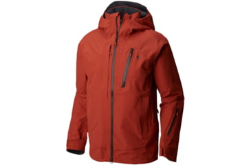 Image of Mountain Hardwear Boundary Line Jacket Ski Shell Jacket - Men's, Dark Copper, Medium, 1818021838-M