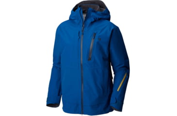 Image of Mountain Hardwear Boundary Line Jacket Ski Shell Jacket - Men's, Nightfall Blue, Medium, 1818021448-M