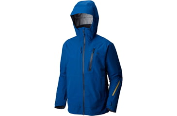 Image of Mountain Hardwear Boundary Line Jacket Ski Shell Jacket - Men's, Nightfall Blue, Medium, 1818021448-M