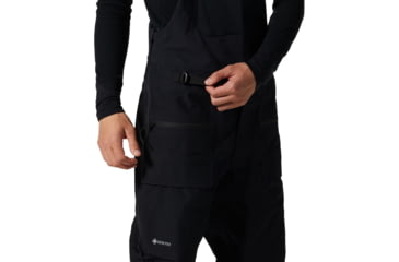 Image of Mountain Hardwear Boundary Ridge Gore-Tex Bib - Mens, Black, Medium, Regular, 1942821010-Black-M-R