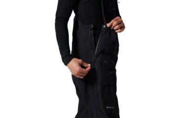 Image of Mountain Hardwear Boundary Ridge Gore-Tex Bib - Mens, Black, Medium, Regular, 1942821010-Black-M-R