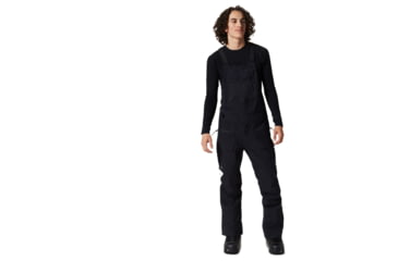 Image of Mountain Hardwear Boundary Ridge Gore-Tex Bib - Mens, Black, Medium, Regular, 1942821010-Black-M-R