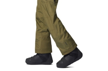 Image of Mountain Hardwear Boundary Ridge Gore-Tex Bib - Mens, Combat Green, Small, Long, 1942821353-Combat Green-S-L