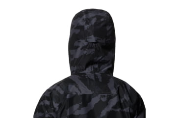 Image of Mountain Hardwear Boundary Ridge Gore Tex Jacket - Mens, Black Brushstro, Large, 1942811090-Black Bru