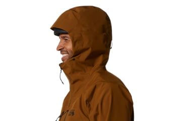 Image of Mountain Hardwear Boundary Ridge Gore Tex Jacket - Mens, Golden Brown, Extra Large, 1942811233-Golden Brown-XL