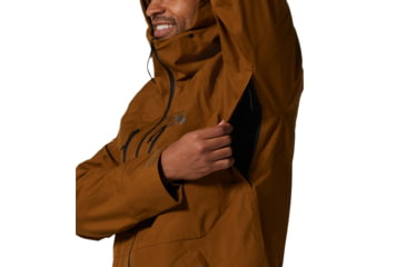 Image of Mountain Hardwear Boundary Ridge Gore Tex Jacket - Mens, Golden Brown, Extra Large, 1942811233-Golden Brown-XL