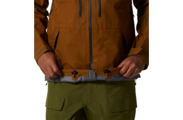 Image of Mountain Hardwear Boundary Ridge Gore Tex Jacket - Mens, Golden Brown, Extra Large, 1942811233-Golden Brown-XL