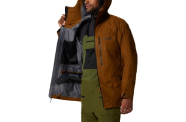 Image of Mountain Hardwear Boundary Ridge Gore Tex Jacket - Mens, Golden Brown, Extra Large, 1942811233-Golden Brown-XL