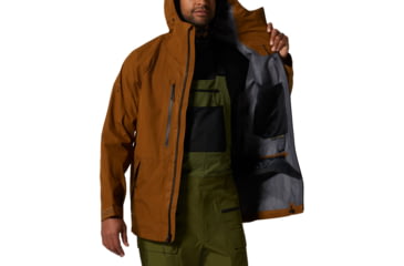 Image of Mountain Hardwear Boundary Ridge Gore Tex Jacket - Mens, Golden Brown, Extra Large, 1942811233-Golden Brown-XL