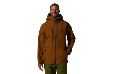 Image of Mountain Hardwear Boundary Ridge Gore Tex Jacket - Mens, Golden Brown, Extra Large, 1942811233-Golden Brown-XL