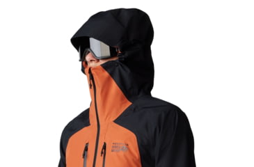 Image of Mountain Hardwear Boundary Ridge Gore Tex Jacket - Mens, Raw Carnelian/Black, Large, 2043311859-L