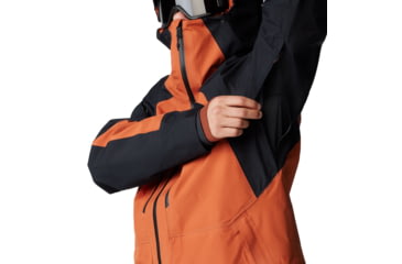 Image of Mountain Hardwear Boundary Ridge Gore Tex Jacket - Mens, Raw Carnelian/Black, Large, 2043311859-L