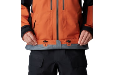 Image of Mountain Hardwear Boundary Ridge Gore Tex Jacket - Mens, Raw Carnelian/Black, Large, 2043311859-L