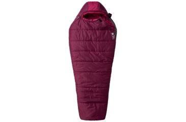 Image of Mountain Hardwear Bozeman Torch Women's Sleeping Bag - Women's, Dark Raspberry, Long 1587402520-LNG-L