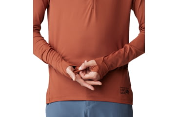 Image of Mountain Hardwear Butter Up Half Zip Top - Mens, Iron Oxide, Large, 2084661218-L