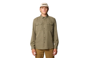 Image of Mountain Hardwear Canyon Extended Long Sleeve Shirt - Mens, Stone Green, S, 190423047321