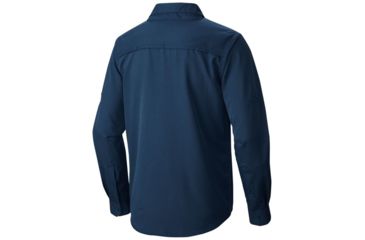Image of Mountain Hardwear Canyon Long Sleeve Shirt - Men's, Hardwear Navy, XXL 1648751425-XXL