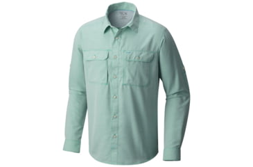 Image of Mountain Hardwear Canyon Long Sleeve Shirt - Men's-Plastic Fern-XX-Large