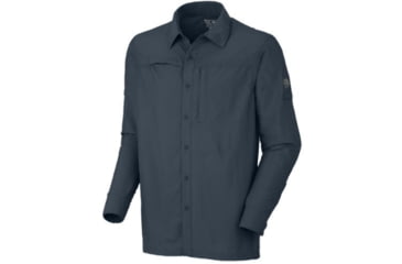 Image of Mountain Hardwear Canyon Long Sleeve Shirt - Men's-Sea Salt-Large