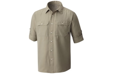 Image of Mountain Hardwear Canyon Long Sleeve Shirt - Men's, Badlands, Extra Large, OM7043103-XL