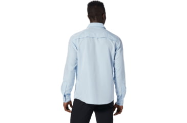 Image of Mountain Hardwear Canyon Long Sleeve Shirt - Mens, Blue Chambray, Extra Large, 1648751453-XL