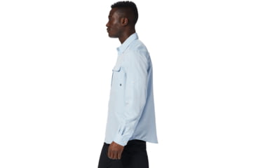 Image of Mountain Hardwear Canyon Long Sleeve Shirt - Mens, Blue Chambray, Extra Large, 1648751453-XL