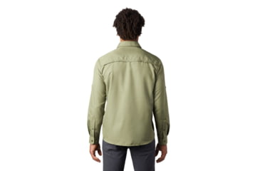 Image of Mountain Hardwear Canyon Long Sleeve Shirt - Men's, Dark Army, Extra Large, OM7043304-XL