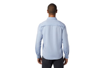 Image of Mountain Hardwear Canyon Long Sleeve Shirt - Men's, Deep Lake, Medium, OM7043451-M