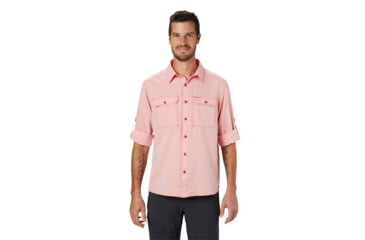 Image of Mountain Hardwear Canyon Long Sleeve Shirt - Mens, Desert Red, Large, 1648751831-Desert Red-L