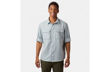 Image of Mountain Hardwear Canyon Long Sleeve Shirt - Mens, Dive, Large, 1648751468-L