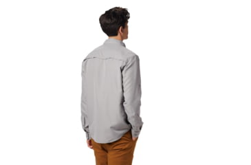 Image of Mountain Hardwear Canyon Long Sleeve Shirt - Men's, Manta Grey, 2XL, OM7043073-XXL