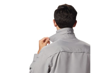 Image of Mountain Hardwear Canyon Long Sleeve Shirt - Men's, Manta Grey, 2XL, OM7043073-XXL