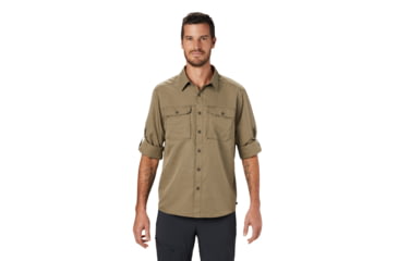 Image of Mountain Hardwear Canyon Long Sleeve Shirt - Men's, Ridgeline, Large, OM7043204-L
